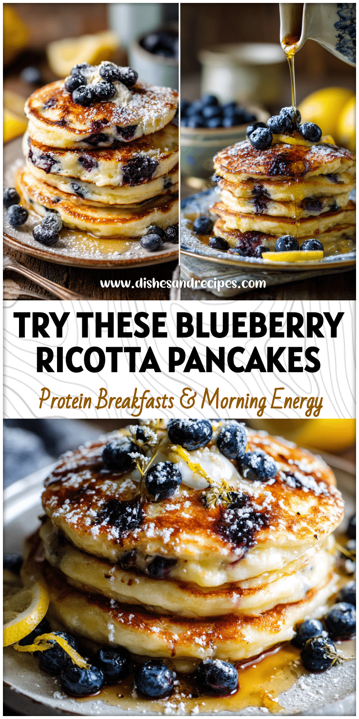 Blueberry Lemon Ricotta Pancakes Recipe You’ll Love